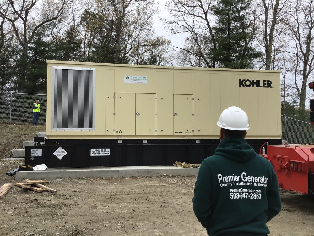 backup power system for a business in Massachusetts 
