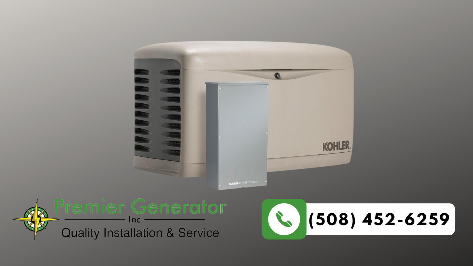 Premier Generator will help you choose the appropriate installation location.